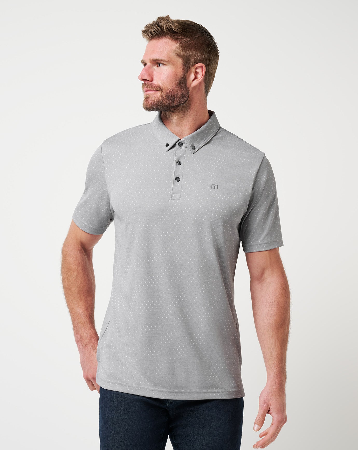 ultimus Offset Button Polo Shirt グレー 半袖 ザ ノース フェイス THE NORTH FACE メンズ アウトドア 半袖ポロシャツ