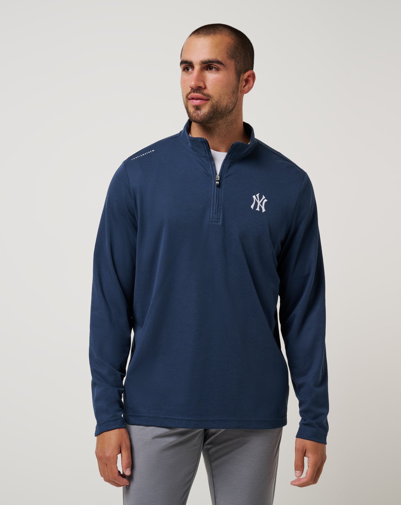 New York Yankees Time To Tailgate Quarter Zip ∣ TravisMathew