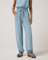 Chambray Tie Jogger