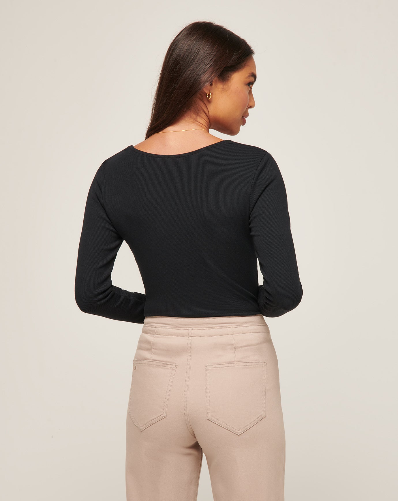 Sun Season Cloud Ribbed Top