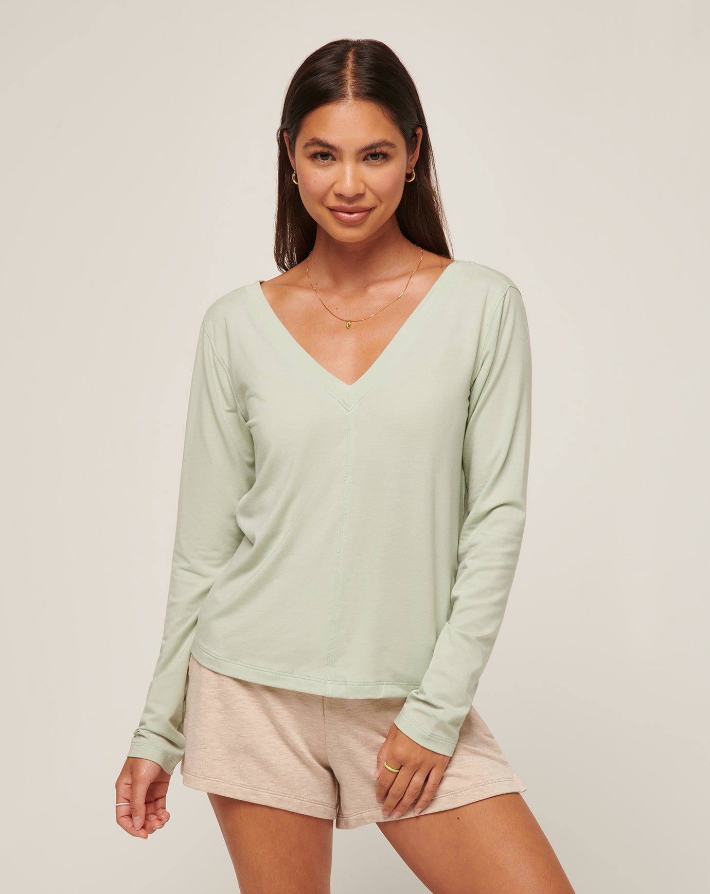 Bay Waves Vneck Top