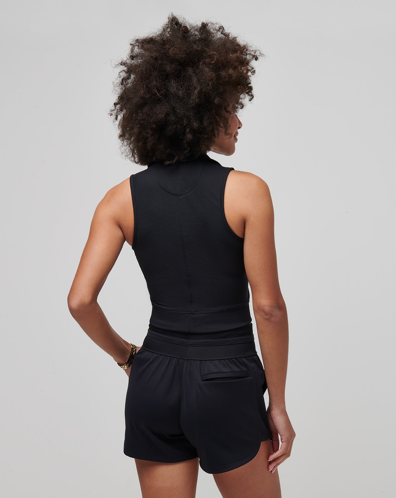 Moveknit Sleeveless Vneck Polo