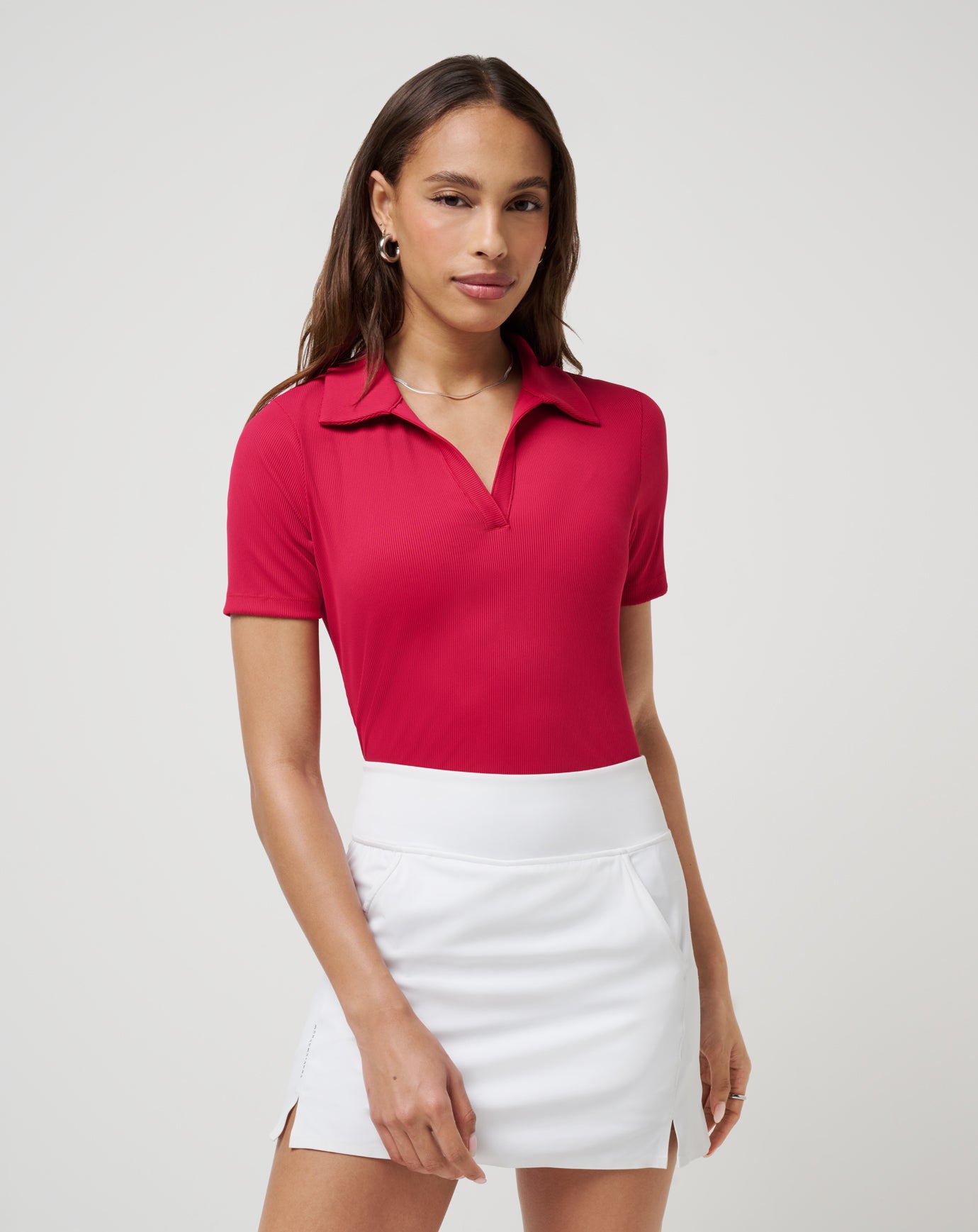 Moveknit Vneck Polo ∣ TravisMathew