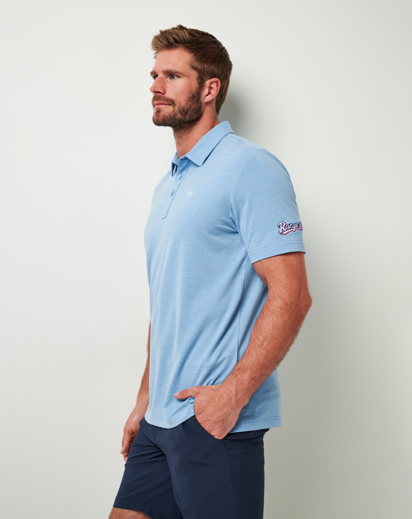 Texas Rangers The Heater Polo
