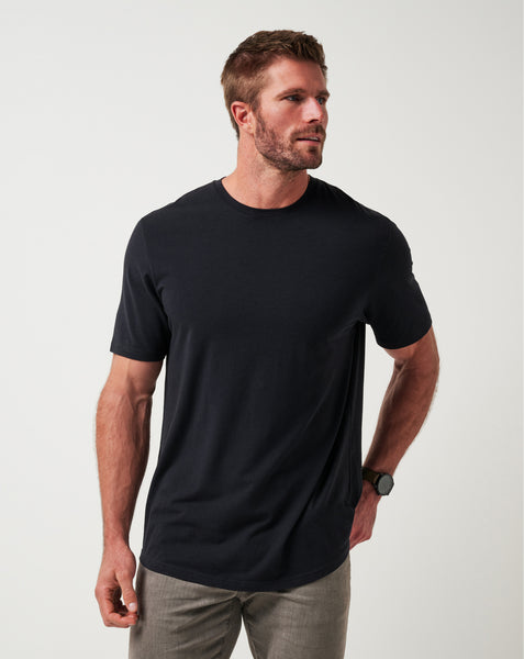 cvtvlist Crew君tee charcoal Size2 S Cloud Crew Tee ∣ TravisMathew