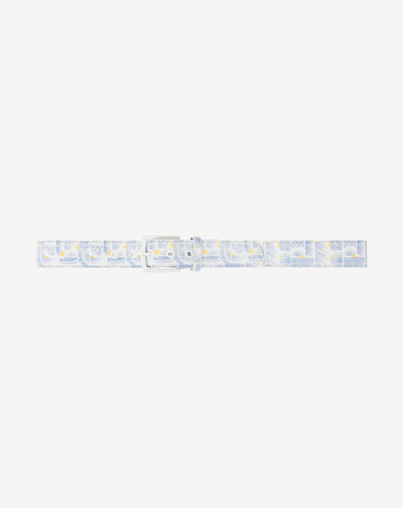 Coconut Mojito Canvas Stretch Belt
