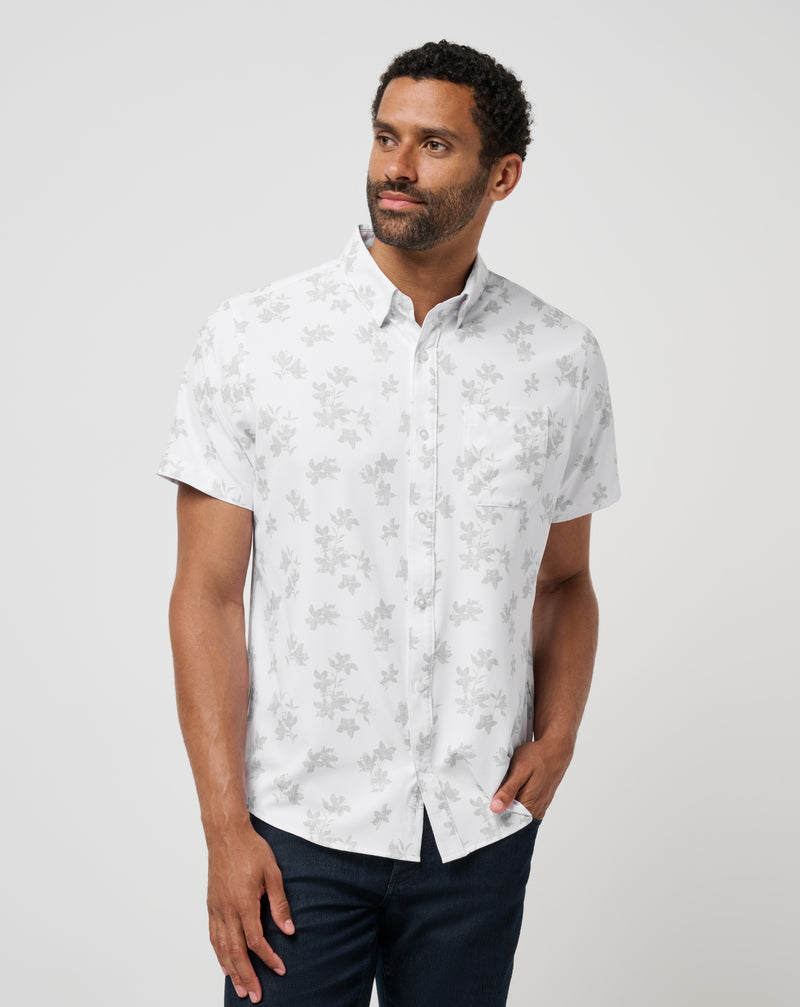 Mist On The Lake Button-Up