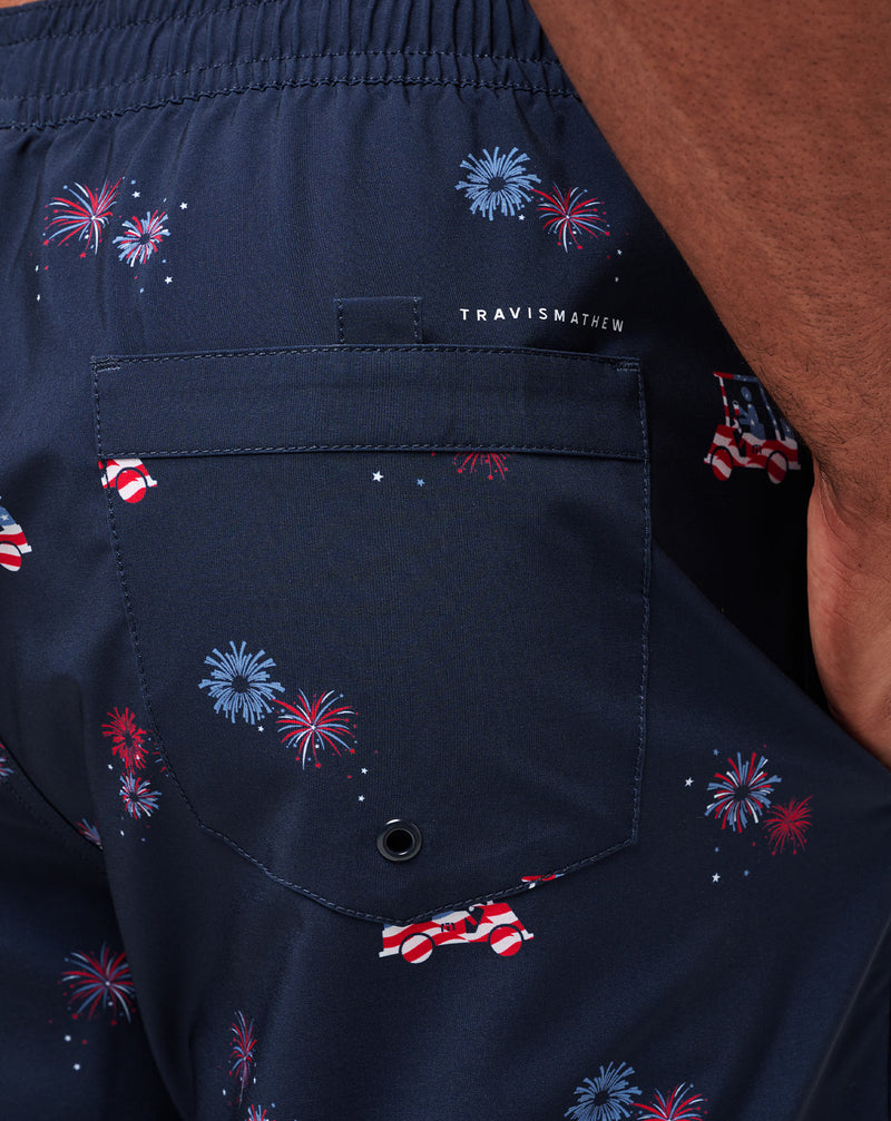 Poolside Patriot Boardshort