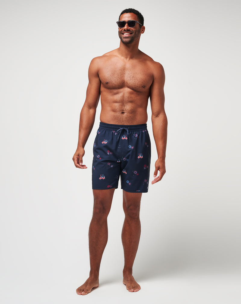 Poolside Patriot Boardshort