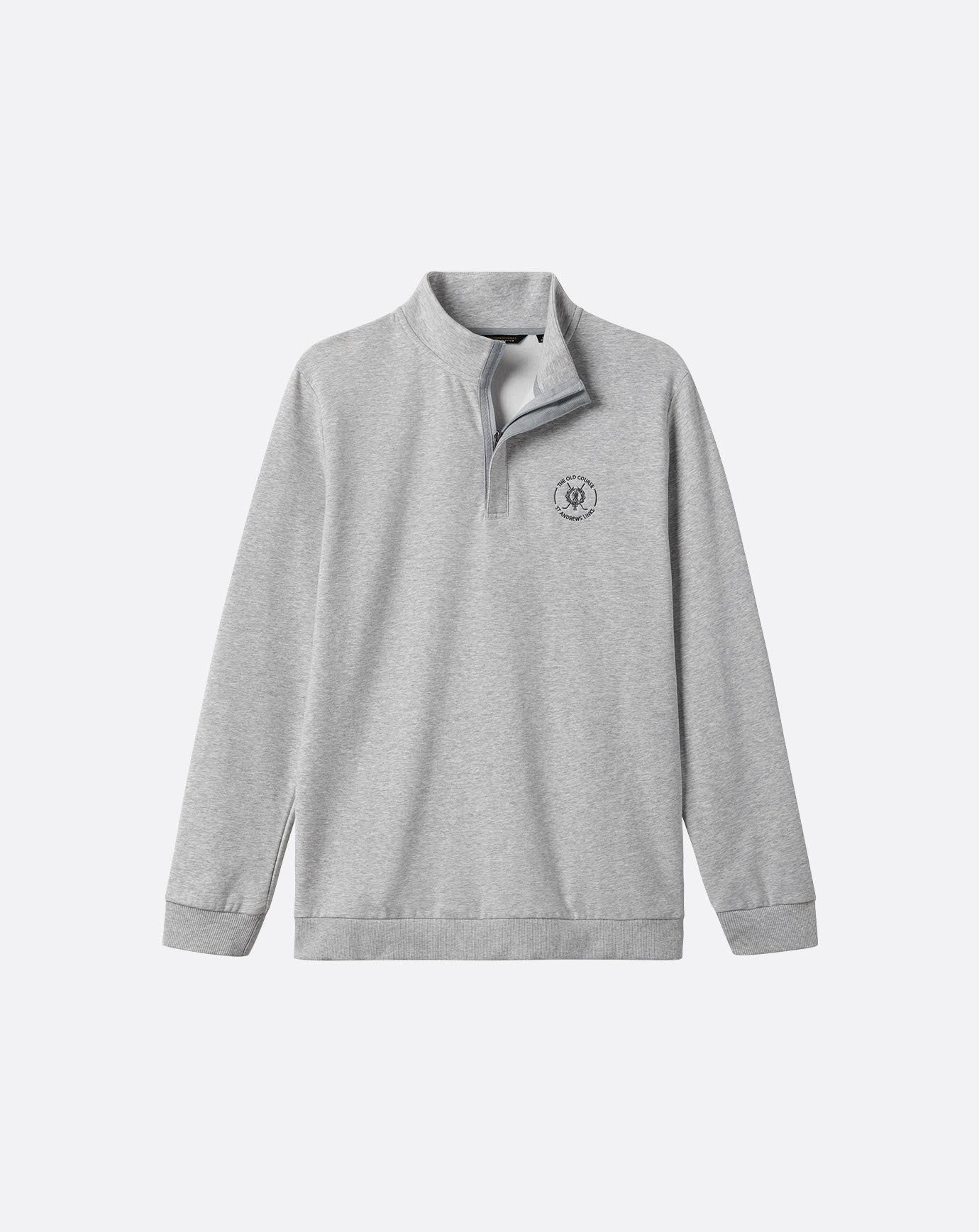 St Andrews Shadow Check Quarter Zip image 2