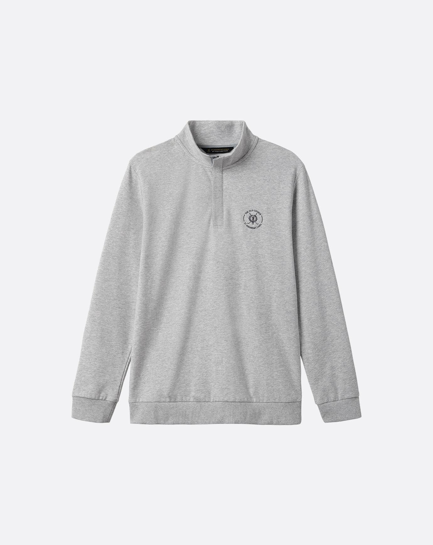 St Andrews Shadow Check Quarter Zip image 1