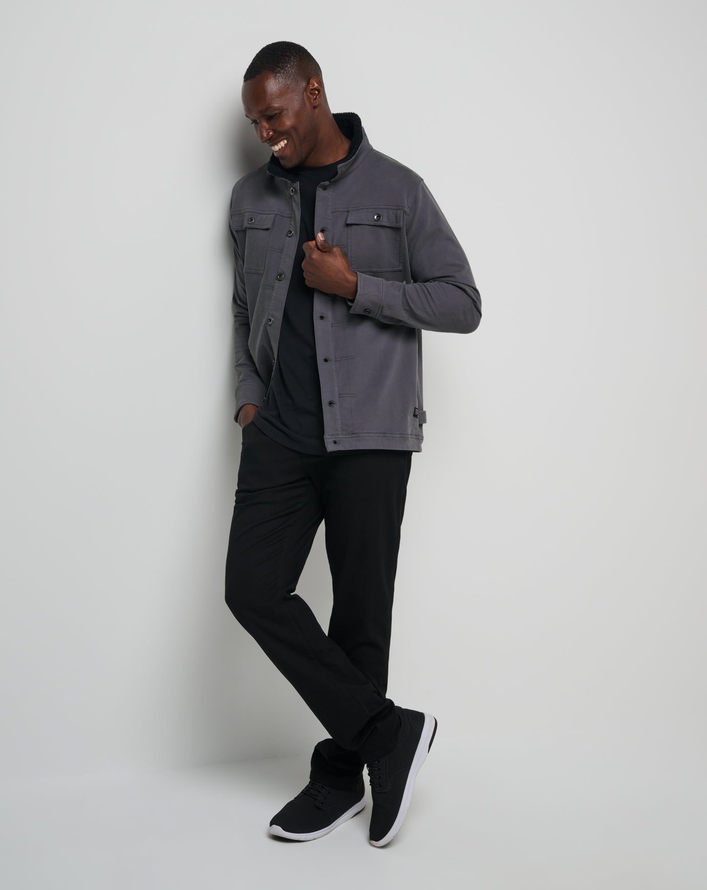 Cloud Denim Sherpa Jacket