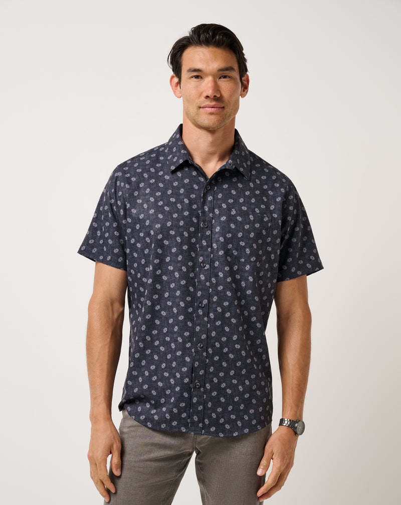 Grey Wind Button-Up
