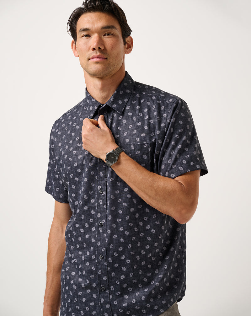Grey Wind Button-Up
