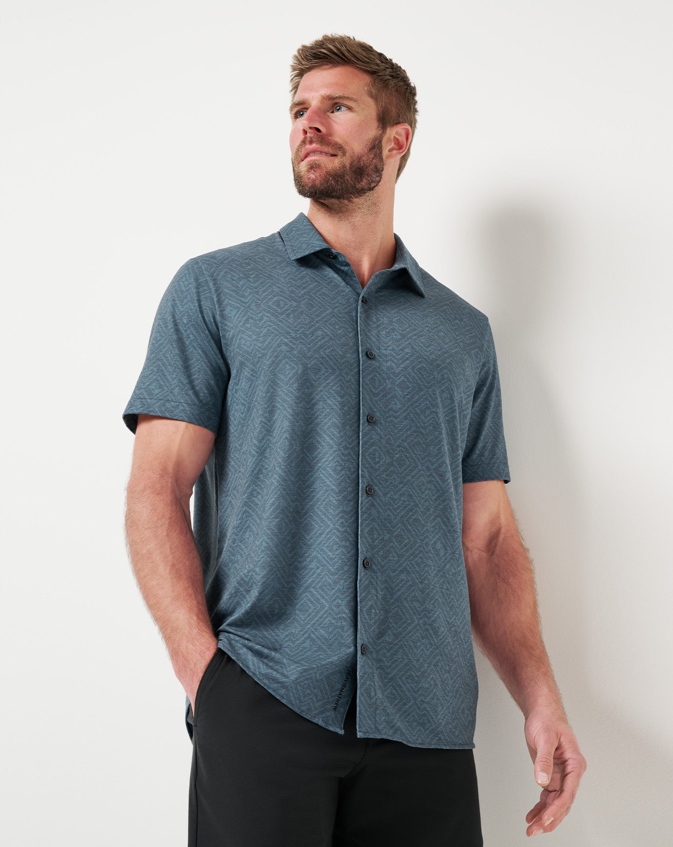 Featherweight Night Button-Up