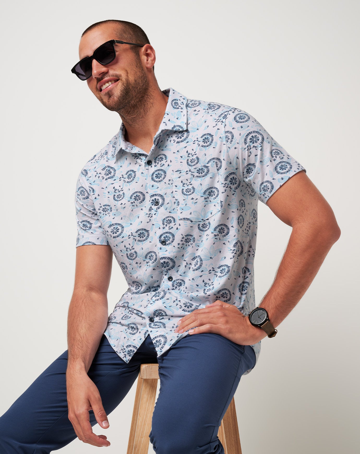 Flourish Button-Up