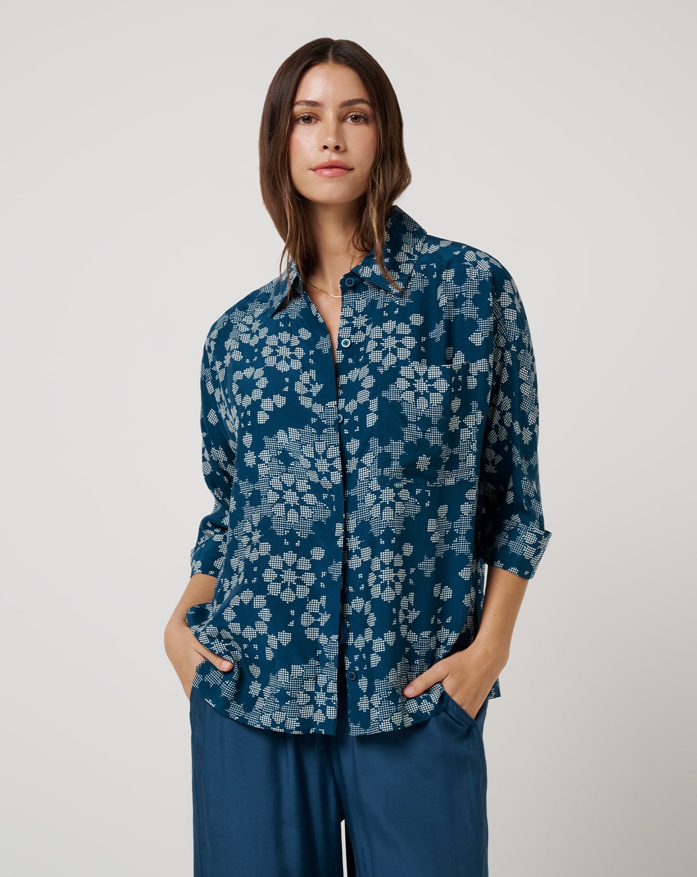 Savanna Printed Button-Up image 1