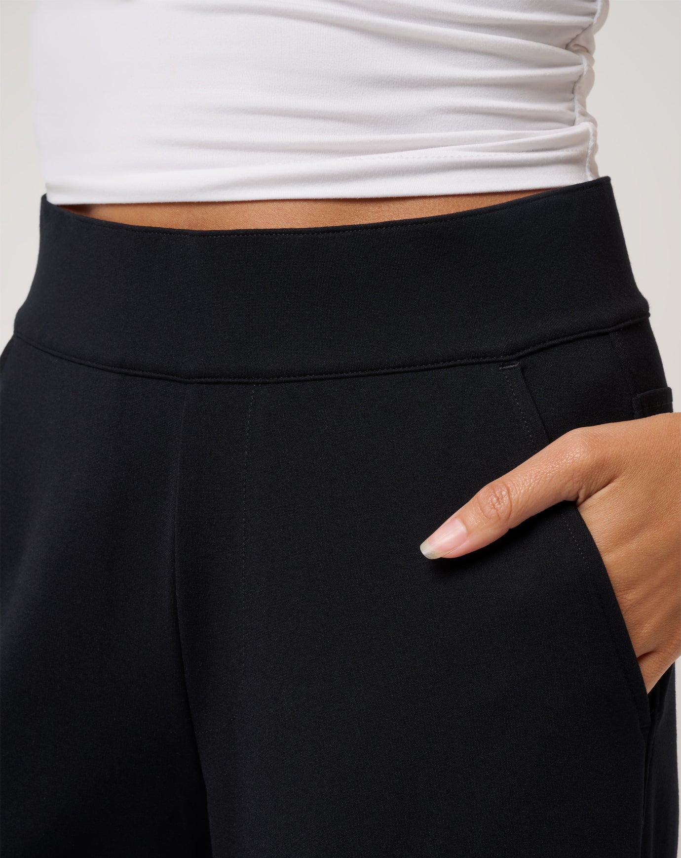 Friday Doubleknit Utility Wide Leg Pant