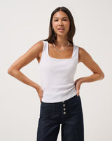 Cloud Rib Square Neck Tank