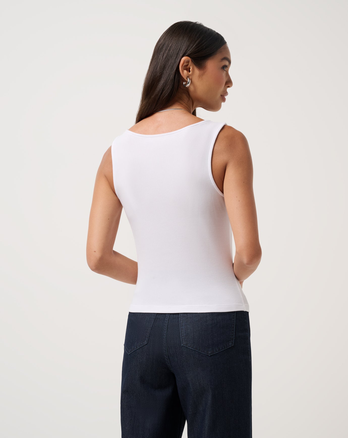 Cloud Rib Square Neck Tank