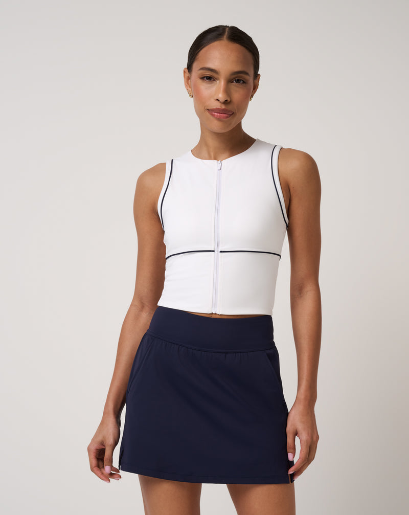Moveknit Sunfire Zip Sport Top