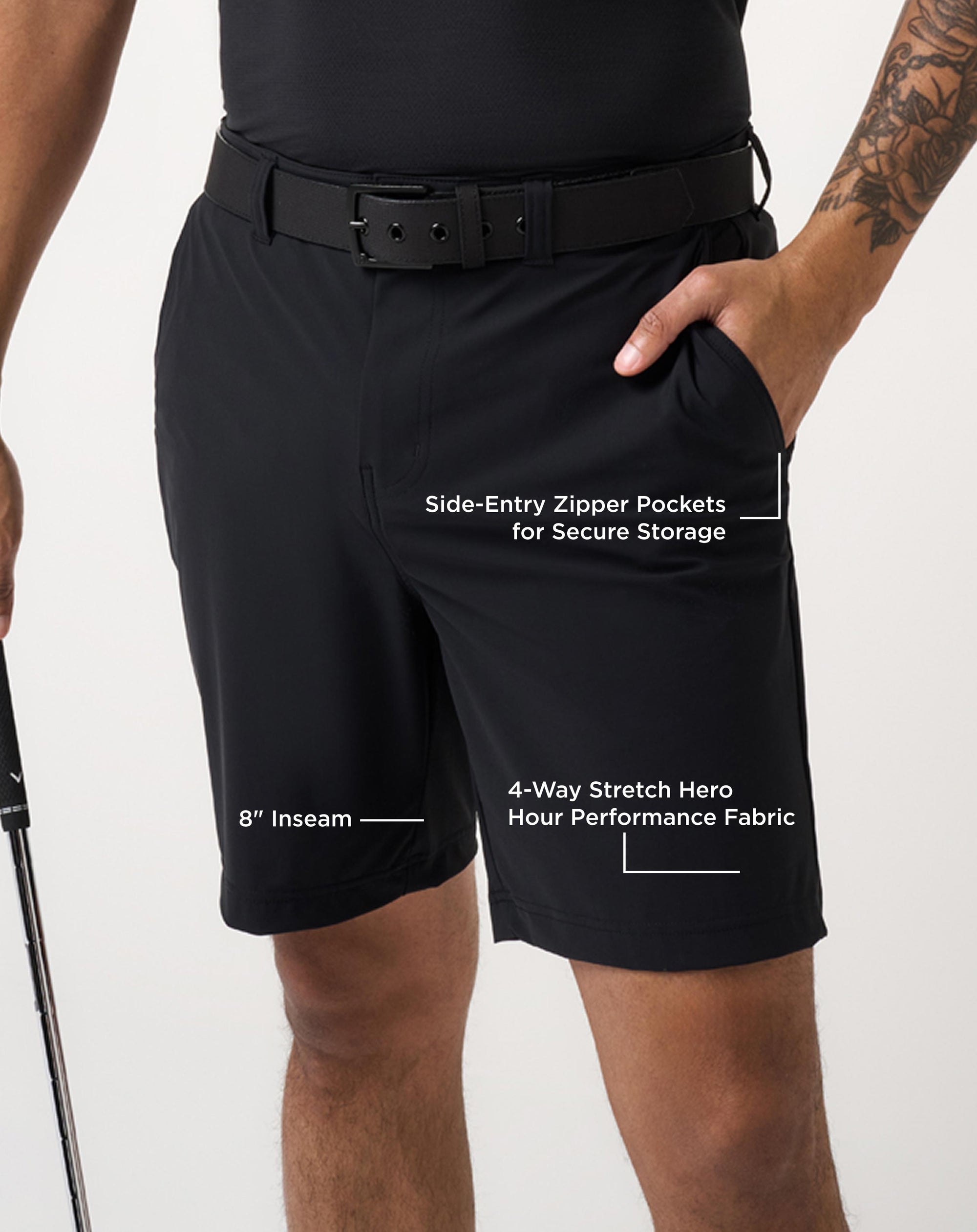 Hero Hour Golf Short 8In