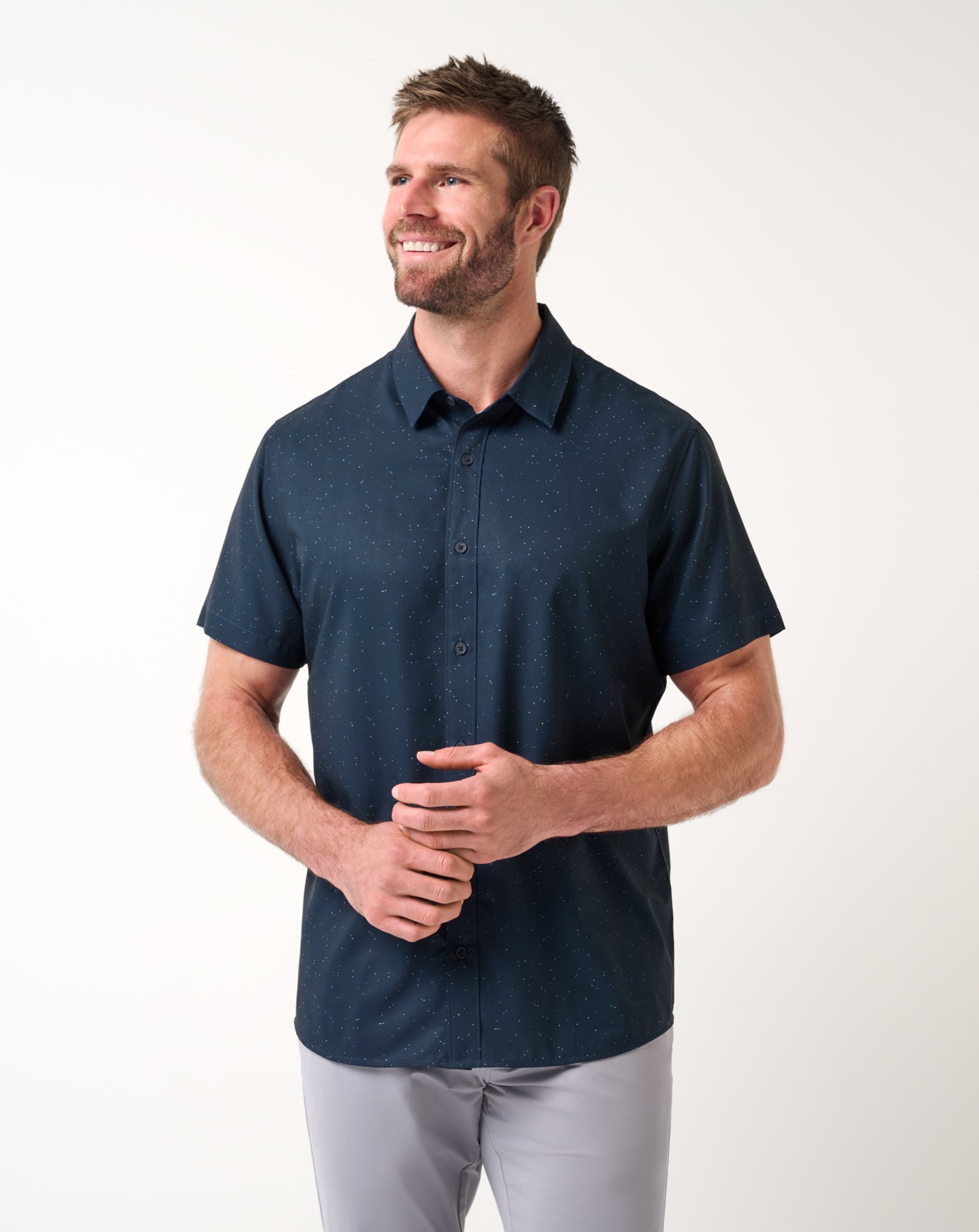 Techwoven Chartered Button-Up