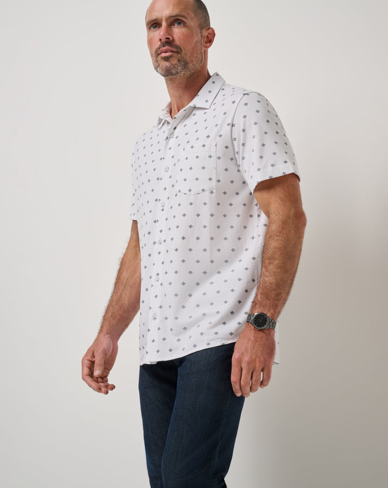 Comfortknit Swing Button-Up