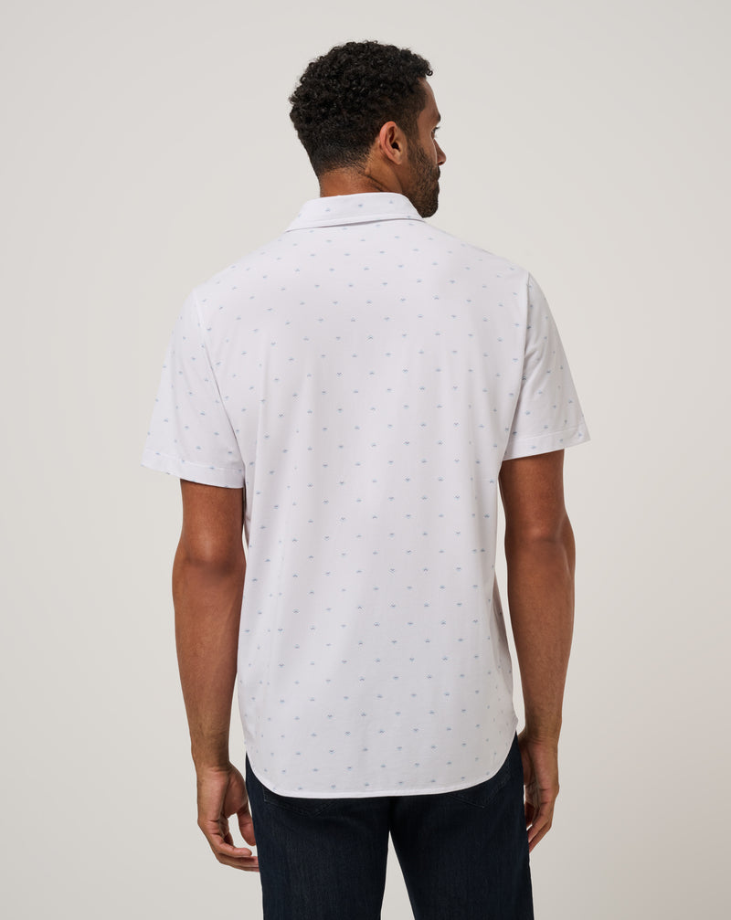 Comfortknit Geo Button-Up