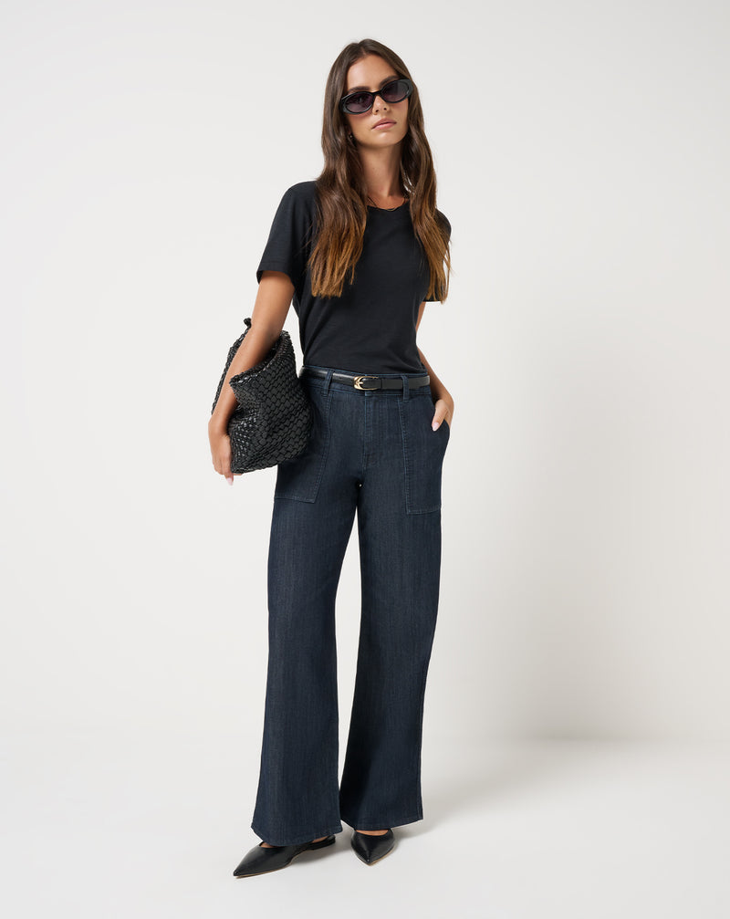 Everyday Patch Pocket Denim Pant