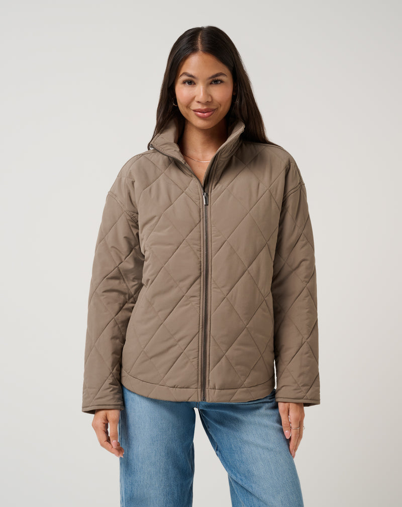 Quilted Easy Puffer Jacket