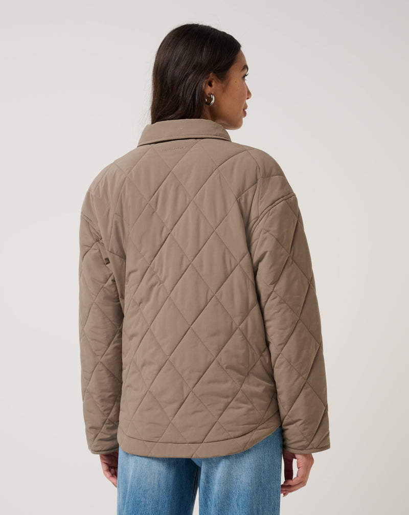 Quilted Easy Puffer Jacket
