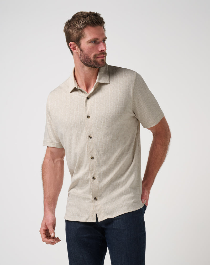 Cabana Jacquard Button-Up