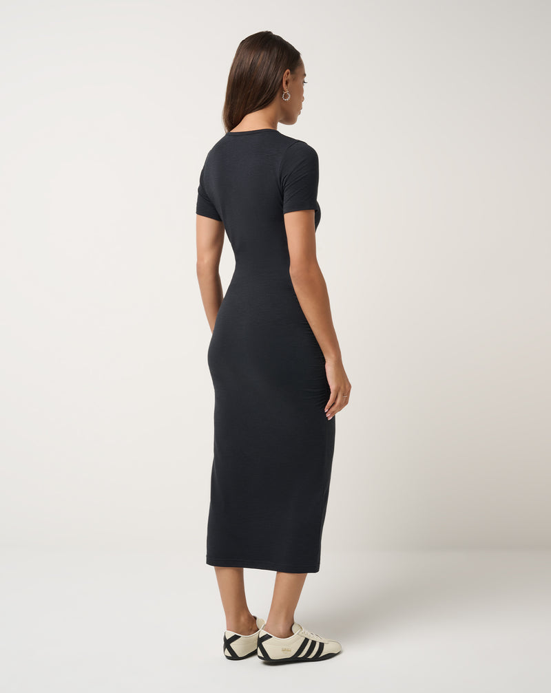 Cloud Jersey Ruched Midi Dress