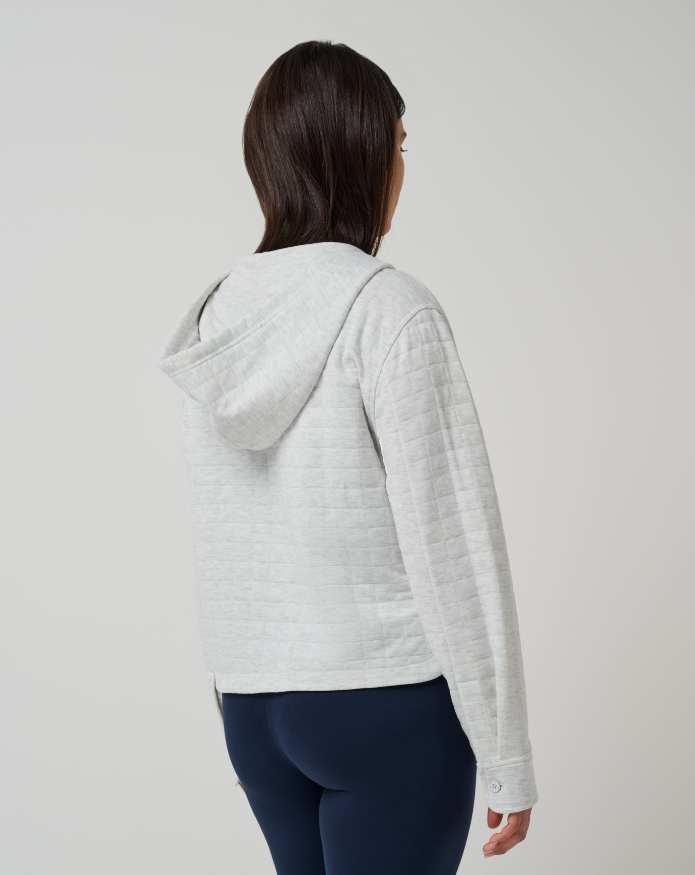 Coastal Quilted Hood Shacket