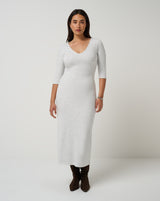 Cloud Sweater V Neck Dress
