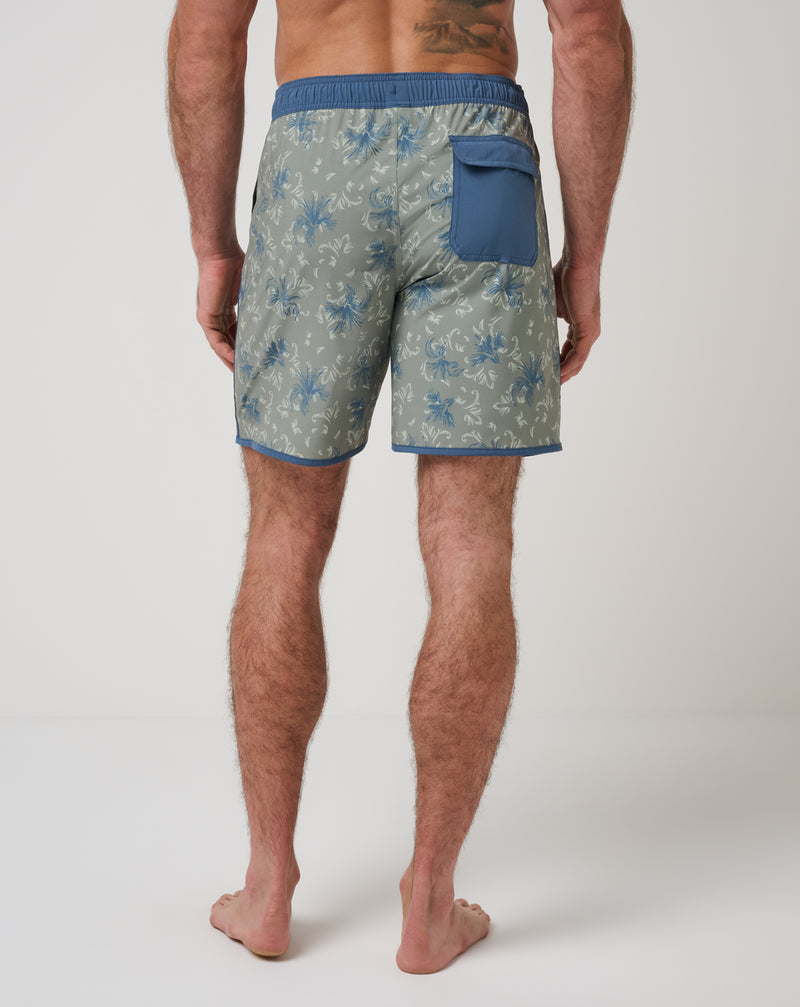 Ocean Opulence Boardshort 18In