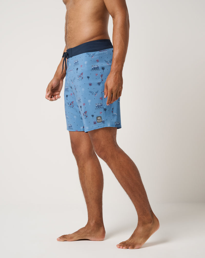 Firework Festival Boardshort 18In