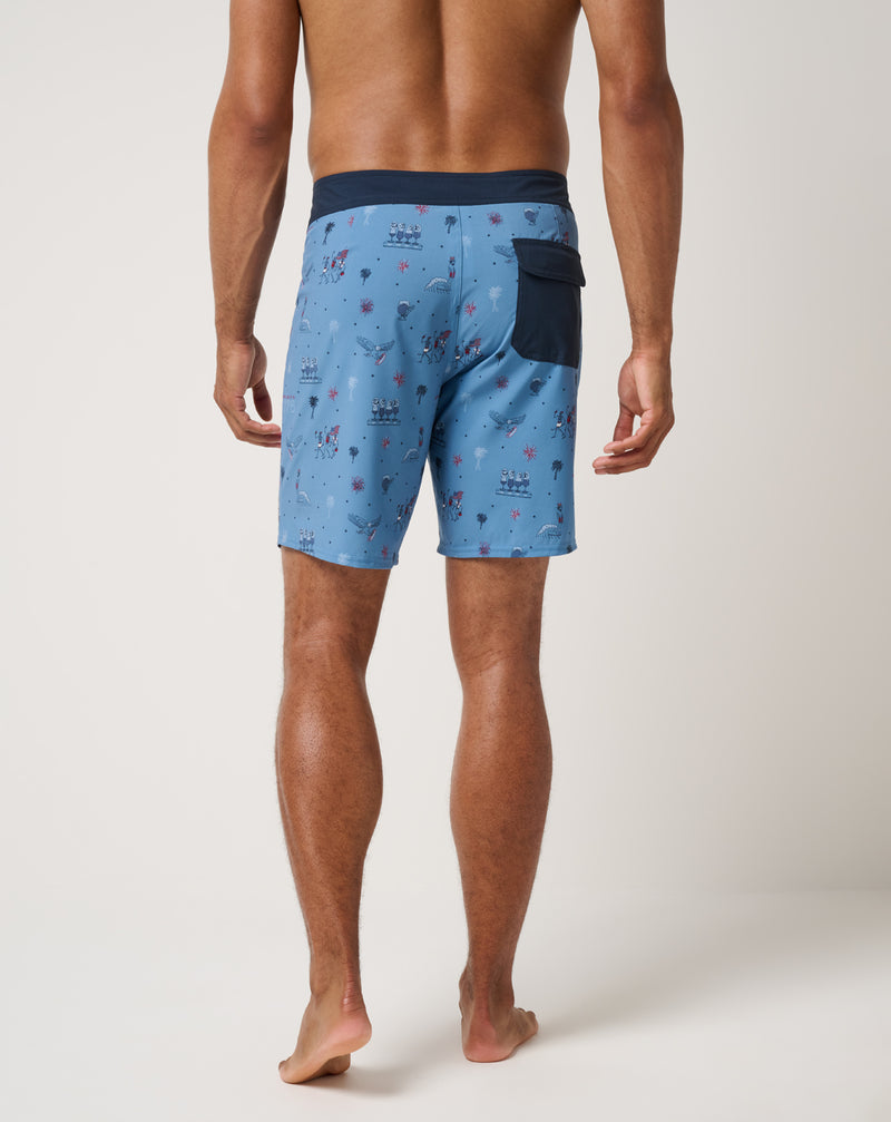 Firework Festival Boardshort 18In