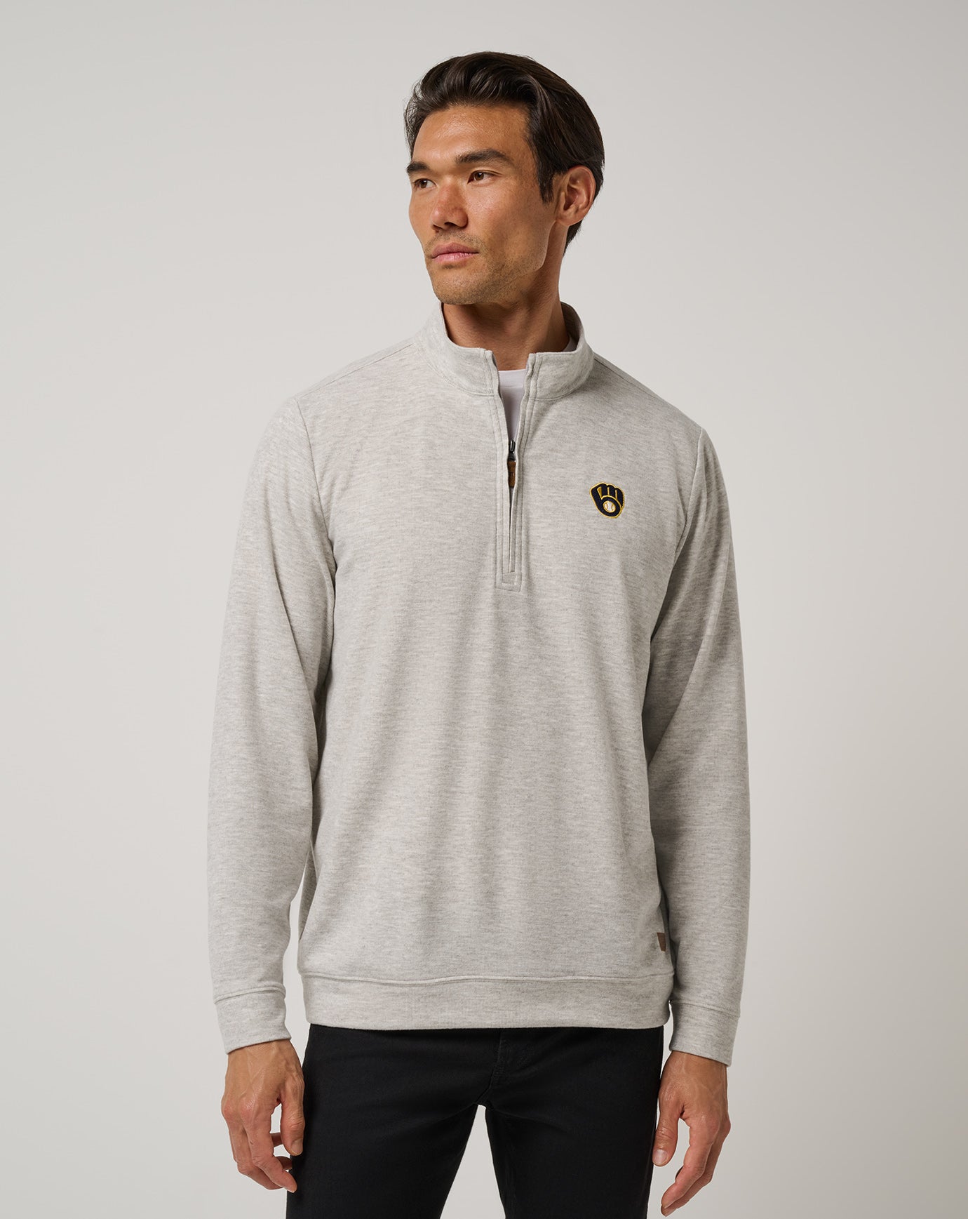 Milwaukee Brewers Cloud Home Game Quarter Zip