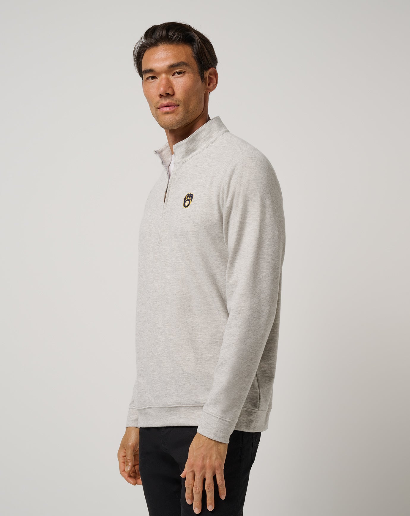 Milwaukee Brewers Cloud Home Game Quarter Zip