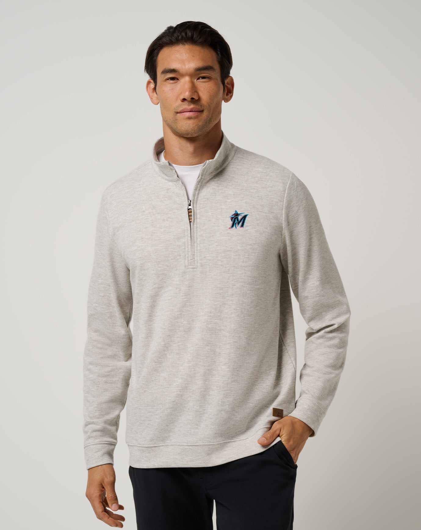 Miami Marlins Cloud Home Game Quarter Zip