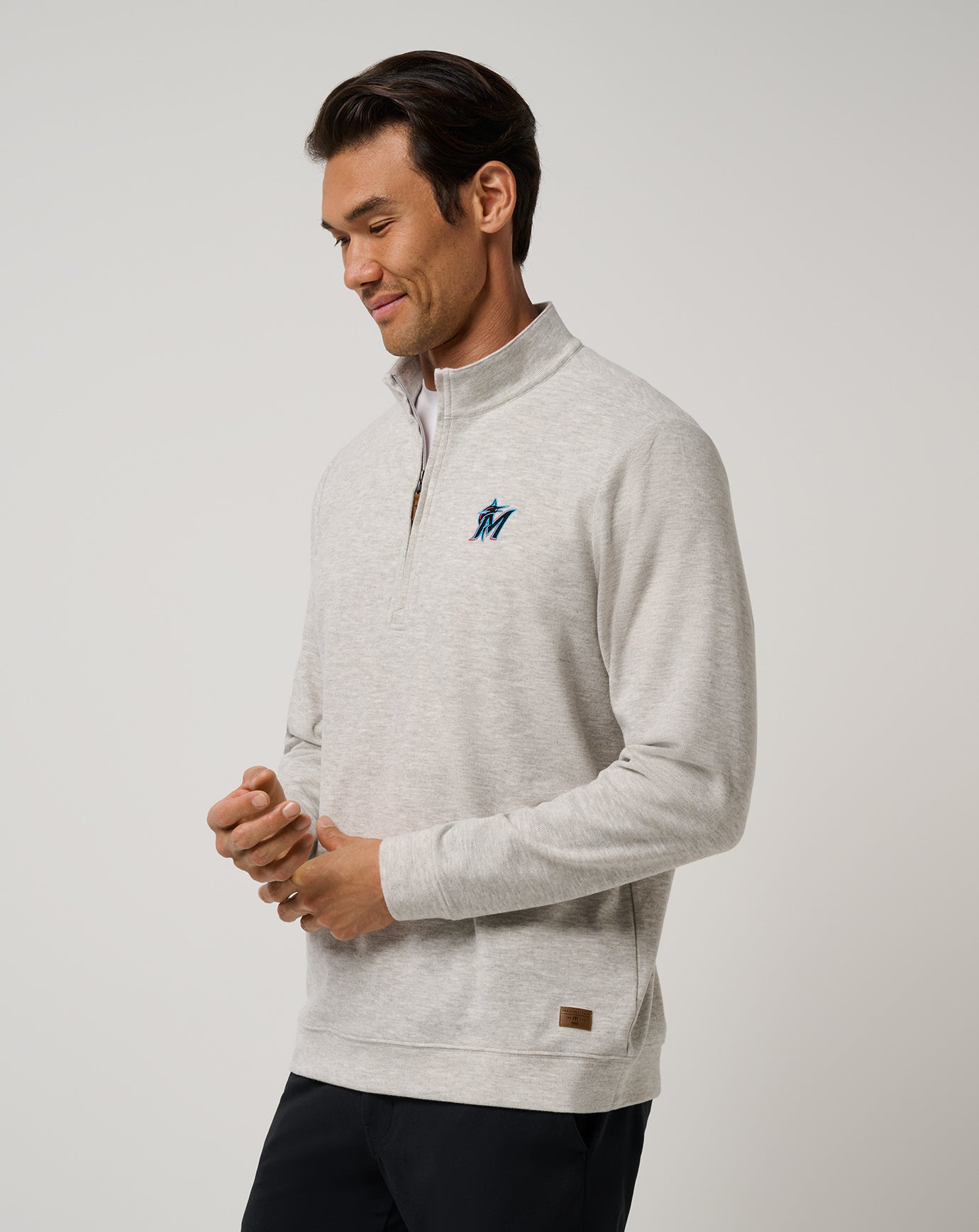 Miami Marlins Cloud Home Game Quarter Zip