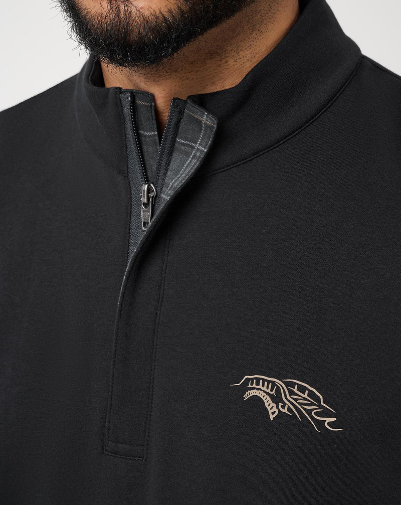 St Andrews Shadow Check 2.0 Quarter Zip