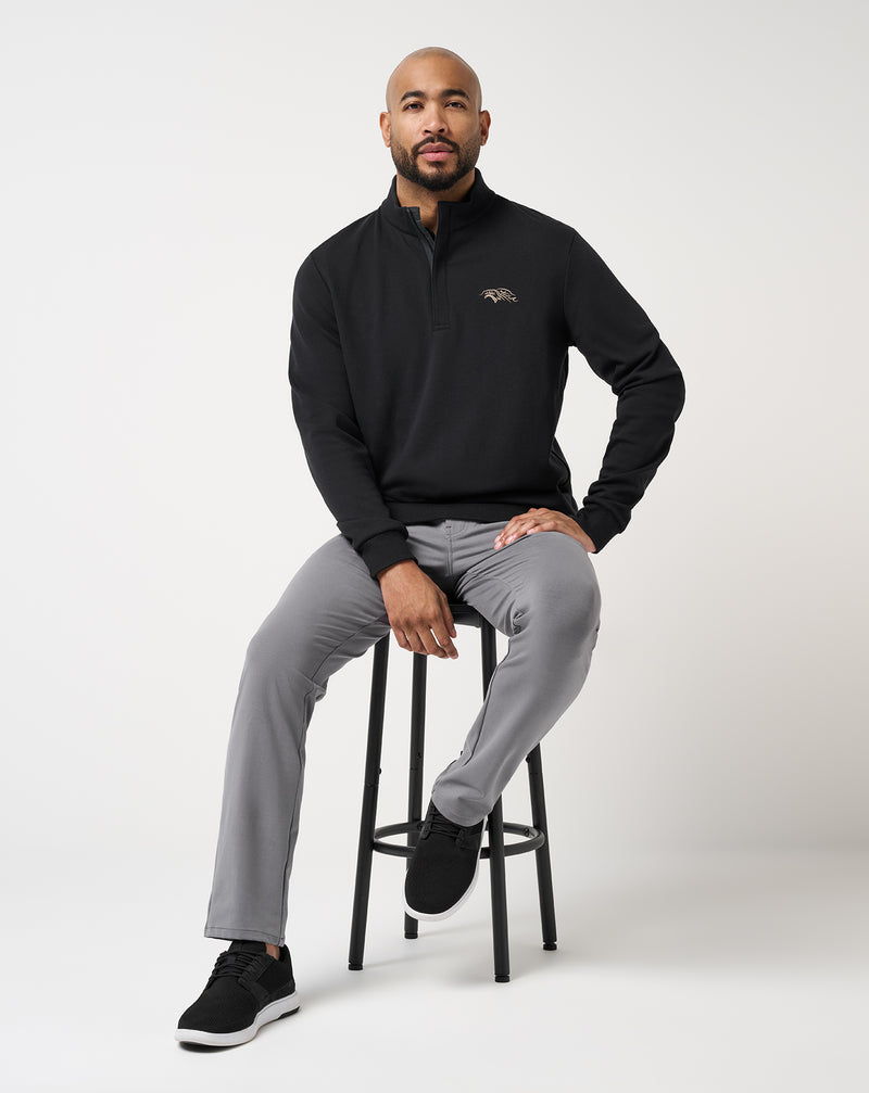 St Andrews Shadow Check 2.0 Quarter Zip
