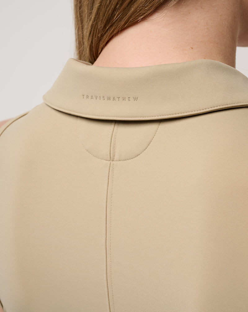 Moveknit Sleeveless Zip Polo