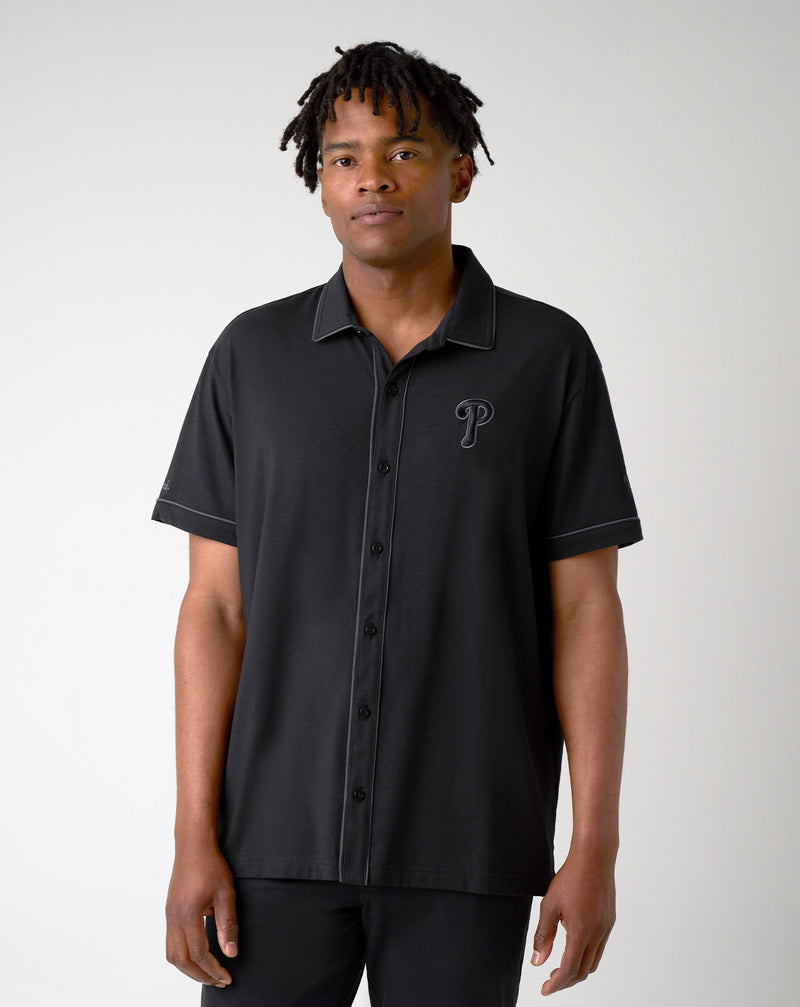 Philadelphia Phillies On The Field Button-Up