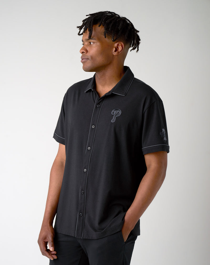 Philadelphia Phillies On The Field Button-Up