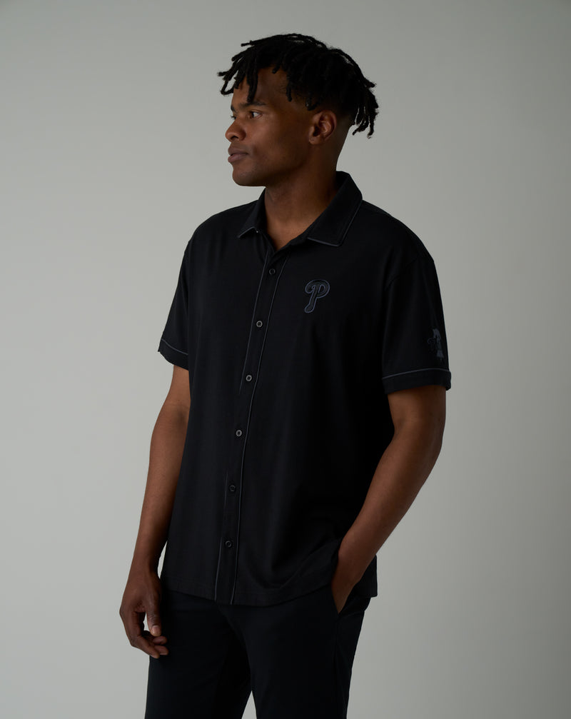 Philadelphia Phillies On The Field Button-Up