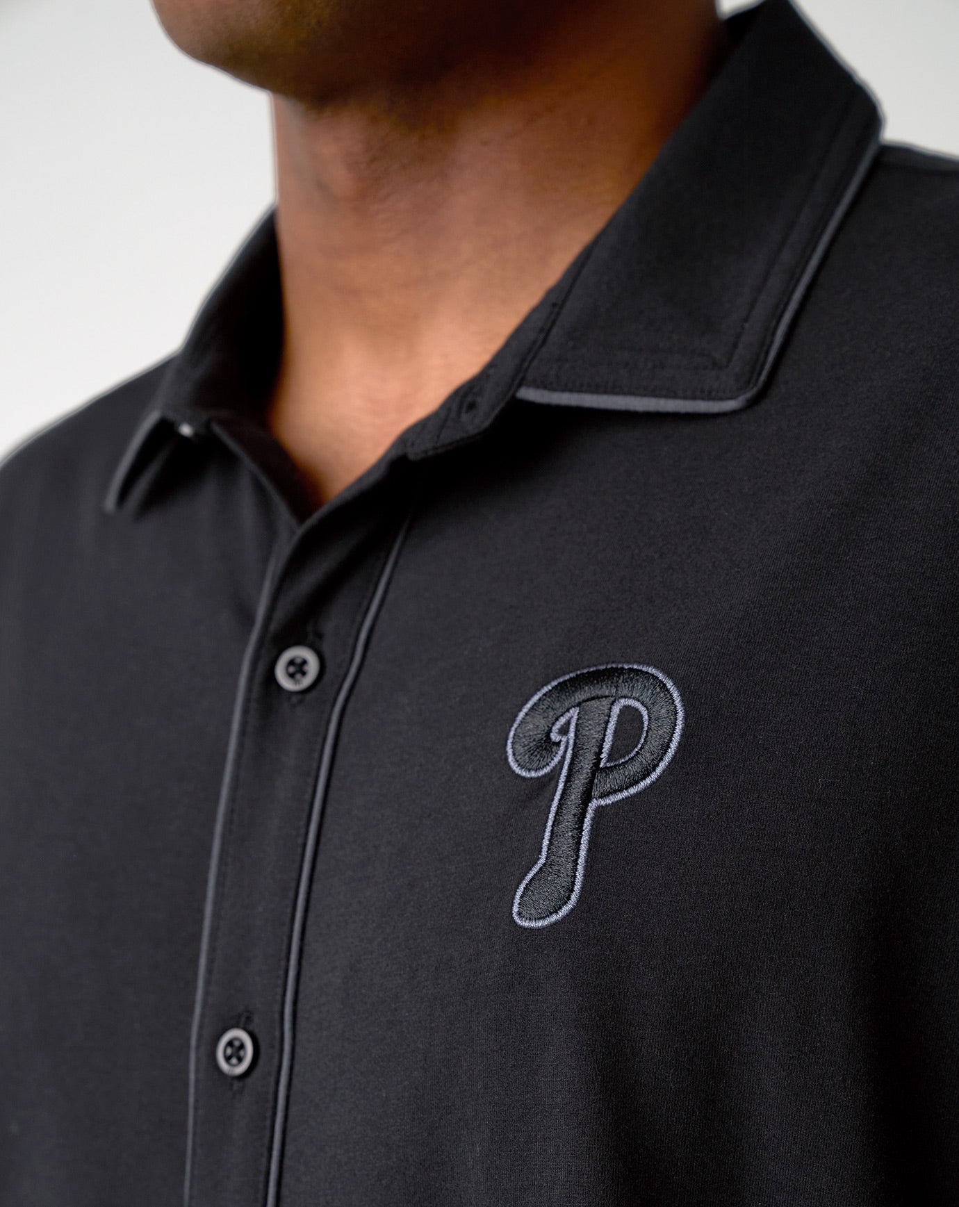 Philadelphia Phillies On The Field Button-Up